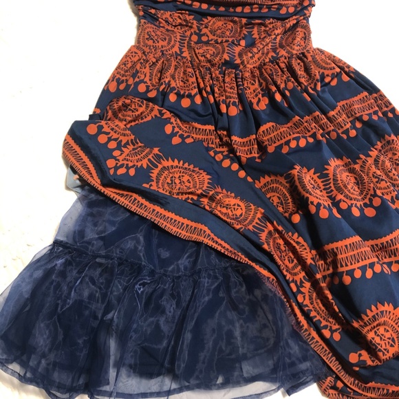 Anthro Girls From Savoy Oxidized Medallion Dress - Picture 2 of 4